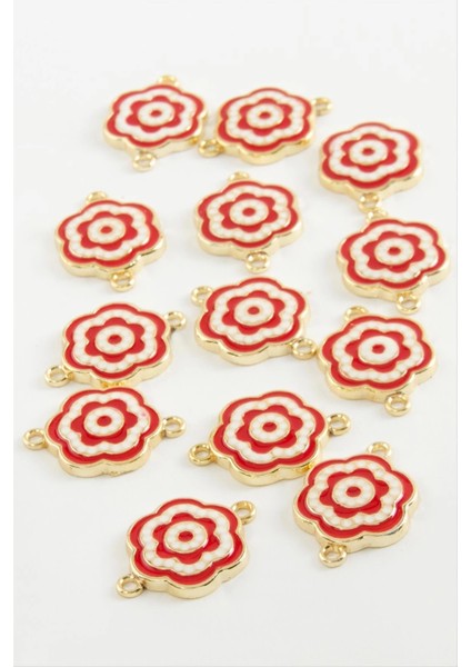 Çiçek Çift Kulplu Mineli Bileklik ve Kolye Ucu Aparatı 1 Adet