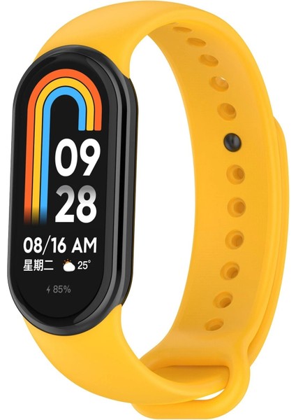 Xiaomi Smart Band 10 ( Mi Band 10 ) Uyumlu Silikon Kordon Esnek Renkli Sportif Klasik Kayış