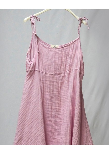 %100 Pamuk Müslin Nefes Alır Kadın Askılı Yazlık Gecelik Elbise Pijama – Rahat, Şık ve Çok Amaçlı fiyatları