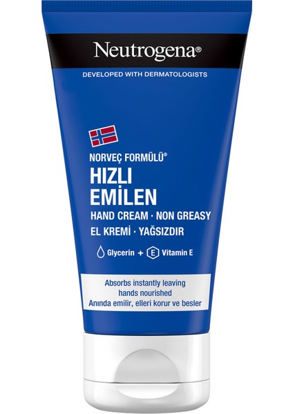 Hızlı Emilen El Kremi 75 ml