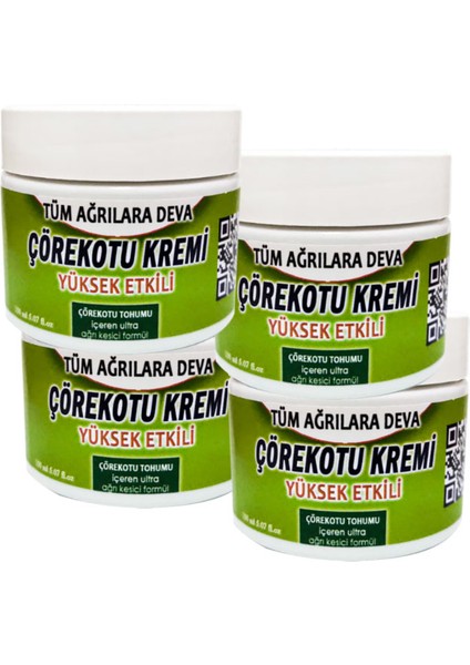 Çörek Otu Tohumu Yağı Karışımlı Paincream 150 ml 4 Adet