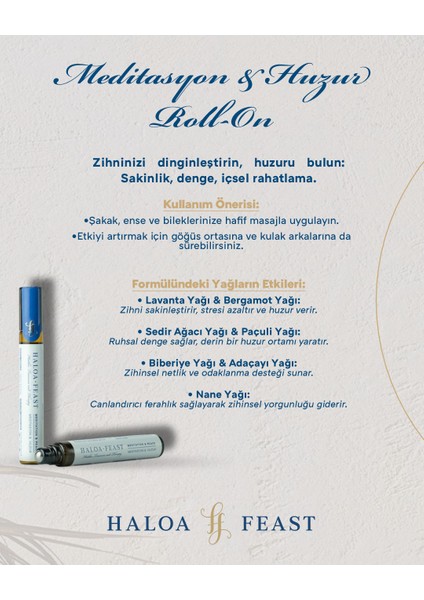 Meditasyon & Huzur Roll -On 10 ml – Meditation & Peace Roll-On 0,3 Fl.oz fiyatları