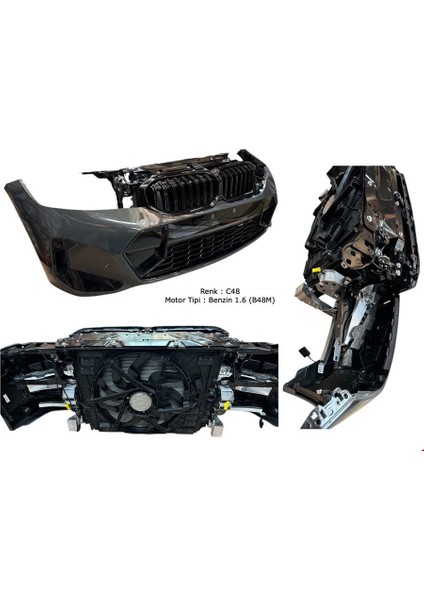 3 Serisi G20 Lcı 2020 ve Sonrası Uyumlu Ön Tampon Panel Radyatör Seti (Dolu)