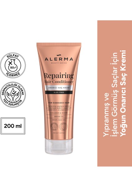 4 Adet Alerma Onarıcı Saç Kremi 200 ml fiyatları