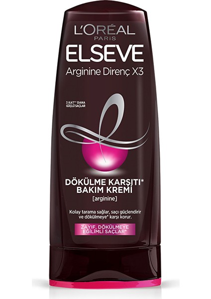 4 Adet Elseve Saç Kremi 360ML Dökülme Karşıtı Anti-Fall