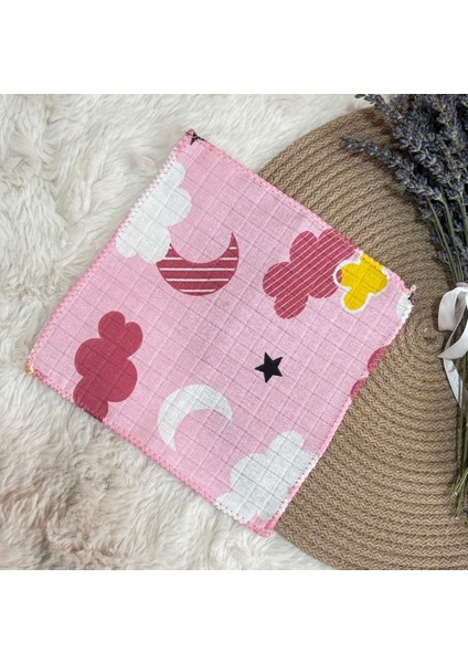 10'lu Pamuk Müslin Kumaş Bebek Ağız Mendili & Ter Bezi modelleri