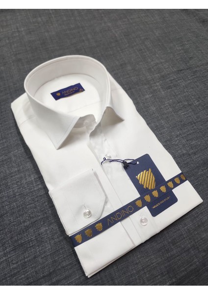 Regularfit Beyaz Erkek Gömlek Likralı Esnek Kumaş Yaka Alttan Düğmeli AR0720710-01 fırsatları