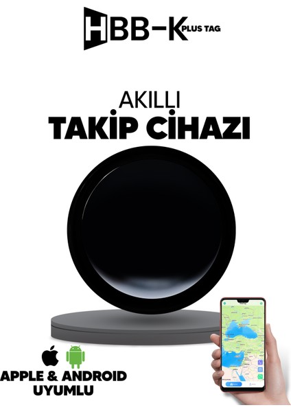 Tag Ios & Android Uyumlu Airtag Gps Takip Cihazı Siyah (2'li Paket) fiyatları