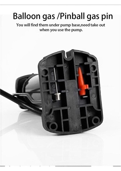 Ayak Pompası Top Şişirme Lastik Şişirme Ayaklı Hava Pompası Yer Kaplamaz Mini 17 cm Bisiklet Pompa modelleri