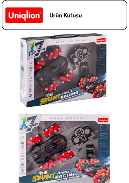 Bilek Sensörlü Uzaktan Kumandalı Çift Yönlü 360 Dönebilen Rgb Işıklı Akrobat Araba modelleri