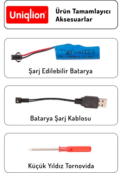 Uzaktan Kumandalı Işıklı Metal Arazi Aracı