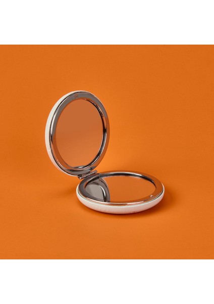 Yuvarlak Mini Cep Aynası - Asorti - 7x2 cm