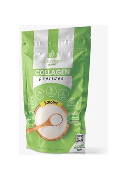 4 Adet Naturagen Kolajen Gurme %100 Saf Collagen Peptides - 150 Gram