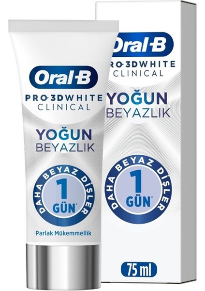 4 Adet -B Diş Macunu Clinical Parlak Mükemmellik 75 ml fiyatları