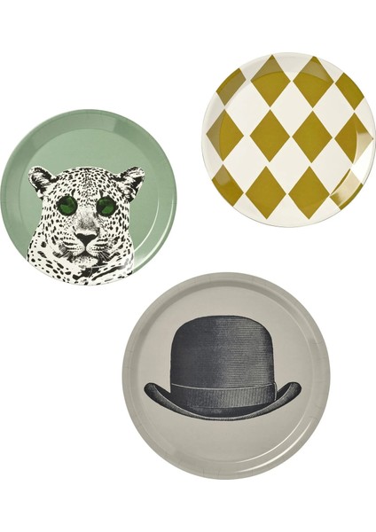 Gallerıskog Duvar Dekorasyonu Çok Renkli 3 Parça