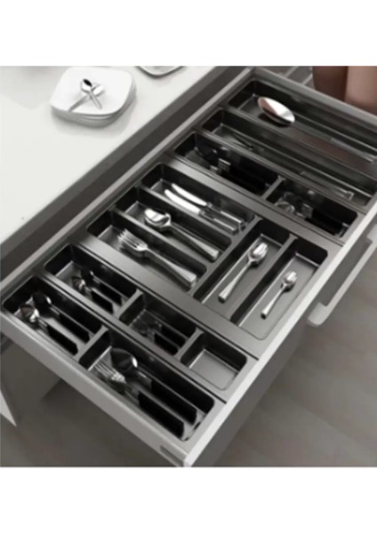 Eco Lüx Modül Kaşıklık Antrasit 42X49 cm ROYALEKS-ACERO-20352