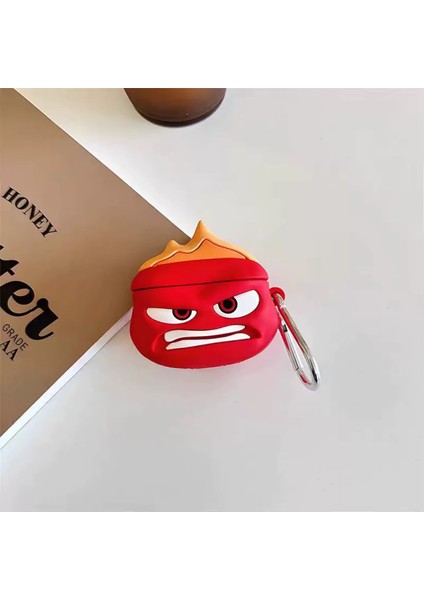 Airpods Pro 3. Nesil Uyumlu Sevimli Anger Öfke Figürlü Darbe Önleyici Kulaklık Koruma Kılıfı fiyatları