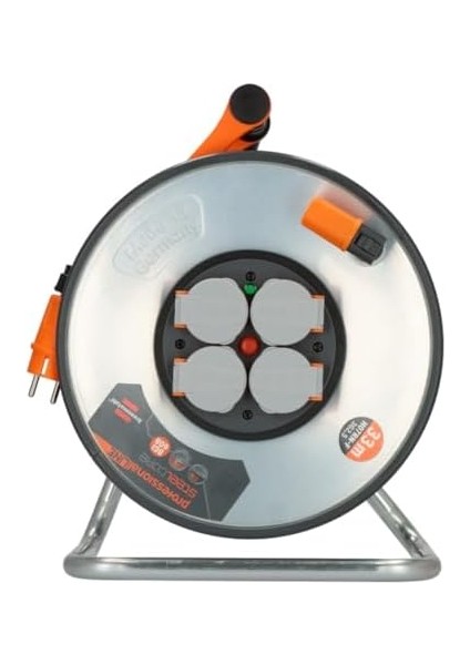 Professionallıne Steelcore Serisi 5 Yıl IP44 Lisanslı Çelik Tambur Makaralı Kablo H07RN-F 3g2.5, 33 Metre fiyatları
