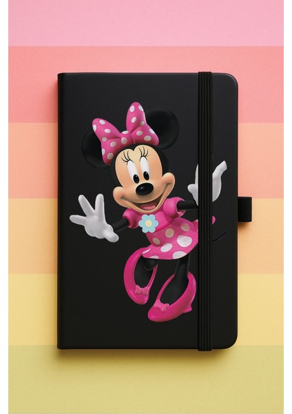 Minniehappy Baskılı Tarihsiz Yuvarlak Köşeli Desenli Uv Termo Defter