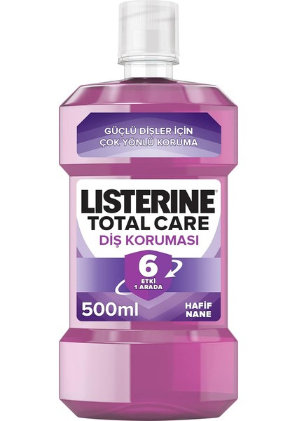 3 Adet Listerine Ağız Suyu Total Care 500 ml fiyatları