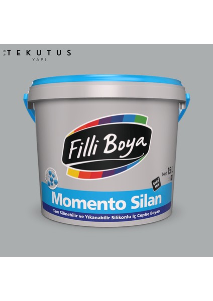 Momento Silan Silikonlu Iç Cephe Boyası 15 L Andezit 30 / Andezit
