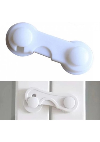 Bebek Çocuk Güvenliği Çekmece ve Dolap Için Kendiliğinde Yapışkanlı Vidasız Kapak Kilidi (K95) fiyatları