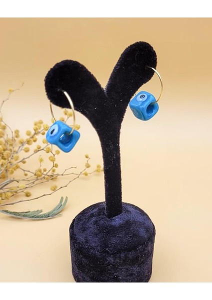 Mavi Nazar Halka Küpe-1 fiyatları