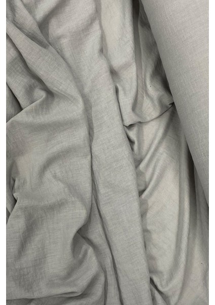 Keten Kumaş - Organik Kumaş - Perde Kumaşı - Ince Keten - Kıyafet Için Kumaş Örtü Gri 42 fiyatları