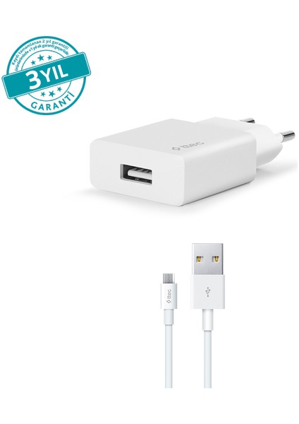 Smartcharger 2.1A Micro USB Şarj Aleti