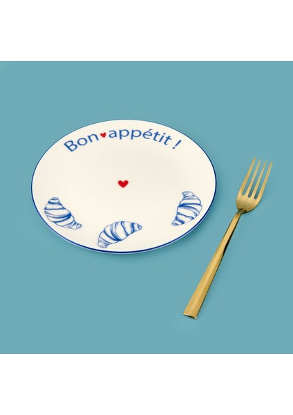 Kitchen Kruvasan Porselen Tatlı Tabağı - 19 cm fiyatları
