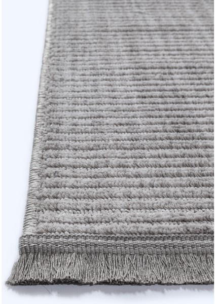 Yalın Microfiber Bukle Dokuma Halı Antre Hol Kesme Halı Yolluk 5771 Gri indirimleri