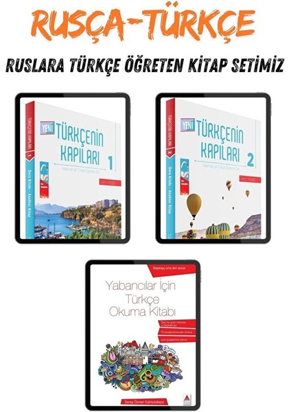 Rusça Konuşanlara Türkçe Eğitim Seti fiyatları