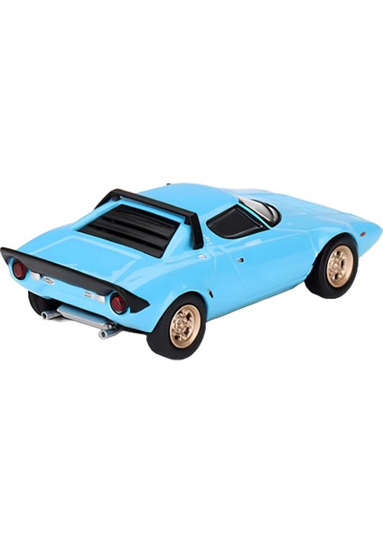 Bfs Mini Gt 1/64 Lancia Stratos Hf Stradale Azzuro Chiaro MGT00624 modelleri