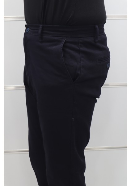 Fistan Store Erkek Düz Yüksek Bel Rahat Kalıp Boru Paça Keten Pantolon modelleri