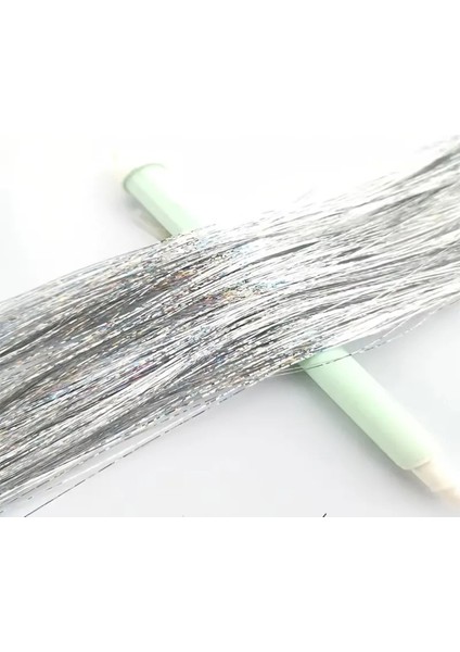 Kadın Hair Tinsel Parlak Simli Saç Süsü