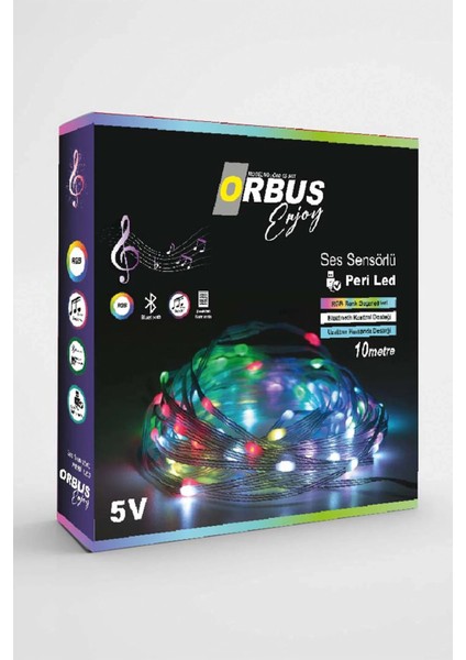 4 Adet Orbus Ses Sensörlü Peri LED fiyatları