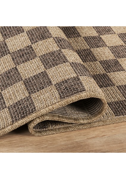 Kilim Jüt Dorne Brown Salon Mutfak Halısı Yolluk fırsatları