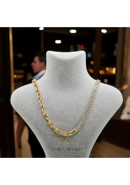 “tiffany Parıltısı” Çelik Taşlı Kolye modelleri