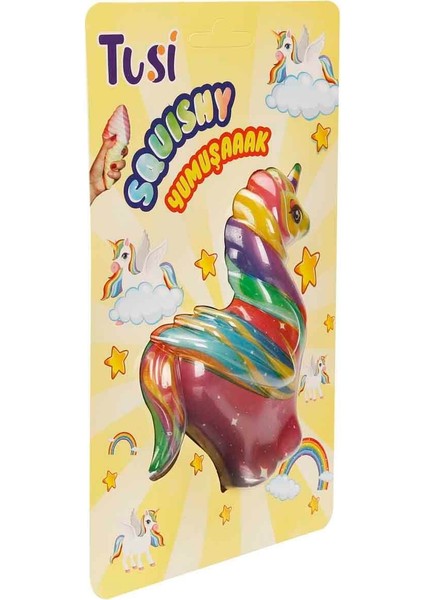 Squishy Unicorn Figürü: Kawaii Slow Rising Tek Boynuzlu At! Stres Atan Yumuşacık Oyuncak modelleri