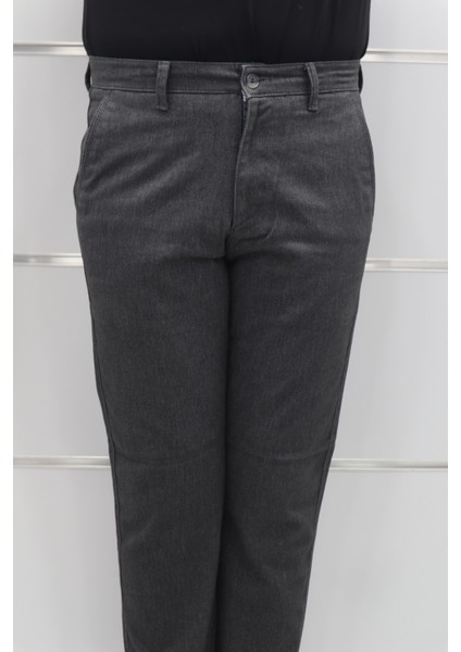 Fistan Store Erkek Çizgili Normal Bel Dar Kalıp Dar Paça Kışlık Keten Pantolon fiyatları