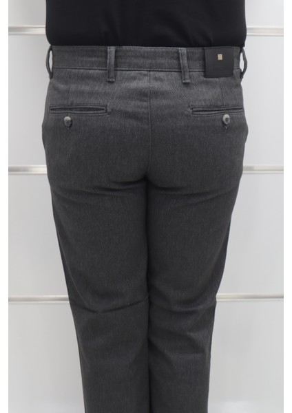 Fistan Store Erkek Çizgili Normal Bel Dar Kalıp Dar Paça Kışlık Keten Pantolon indirimleri