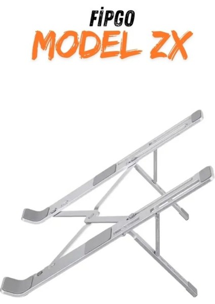 Model Zx Alüminyum, Ayarlı Laptop Macbook-Hp-Dell Tüm Markalara Uyumlu Laptop Standı fiyatları