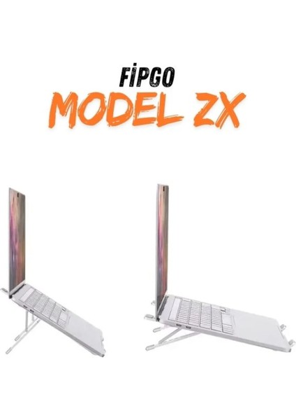 Model Zx Alüminyum, Ayarlı Laptop Macbook-Hp-Dell Tüm Markalara Uyumlu Laptop Standı fırsatları