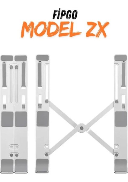 Model Zx Alüminyum, Ayarlı Laptop Macbook-Hp-Dell Tüm Markalara Uyumlu Laptop Standı indirimleri