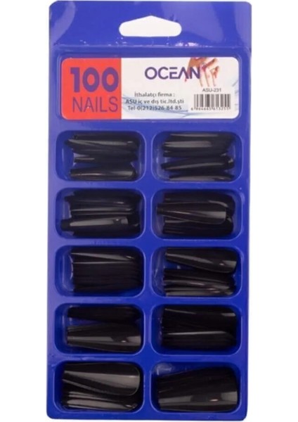 100'LÜ Kutulu Balerin Protez Takma Tırnak - 231