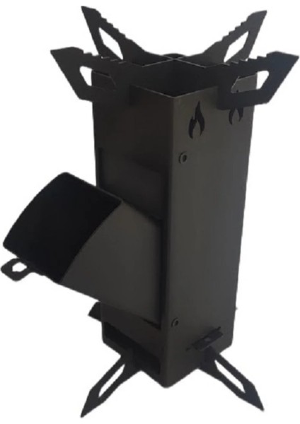 Model Rs (Roket Soba), Kampçı Sobası, Odun Ateşinde Çay, Taşınabilir-Portatif Soba, Sac Tava fiyatları