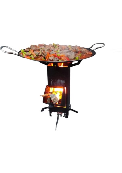 Model Rs (Roket Soba), Kampçı Sobası, Odun Ateşinde Çay, Taşınabilir-Portatif Soba, Sac Tava fırsatları