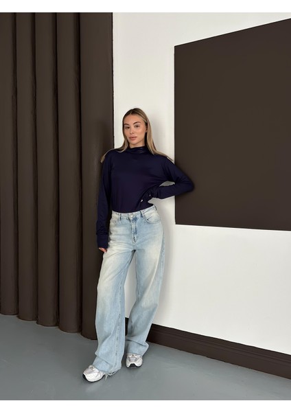 Kadın Parmak Detaylı Body