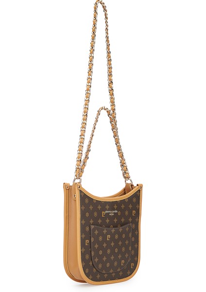 Kahve Zincirli Askılı Mıknatıs Kapamalı Kadın Çapraz Omuz Çantası - El Çantası 05PC25Y10316 indirimleri