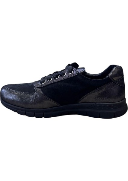 Extrafıt Geniş Kalıp Kadın Bağcıklı Fermuarlı Spor Ayakkabı S7439 modelleri